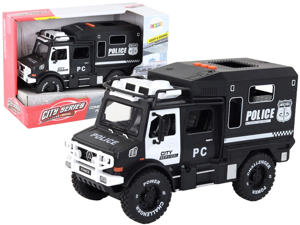 LEAN Toys Off-Road Police Vehicle Police Policejní auto 1:14