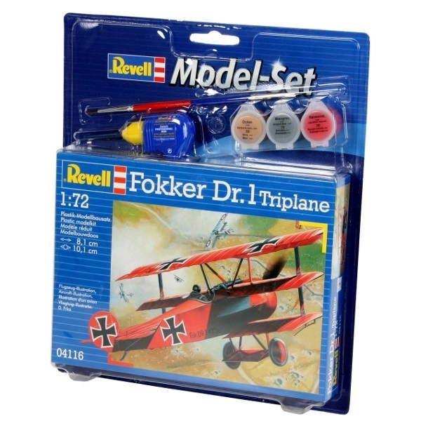 Revell ModelSet FOKKER DR.1Triplane 64116 1:72