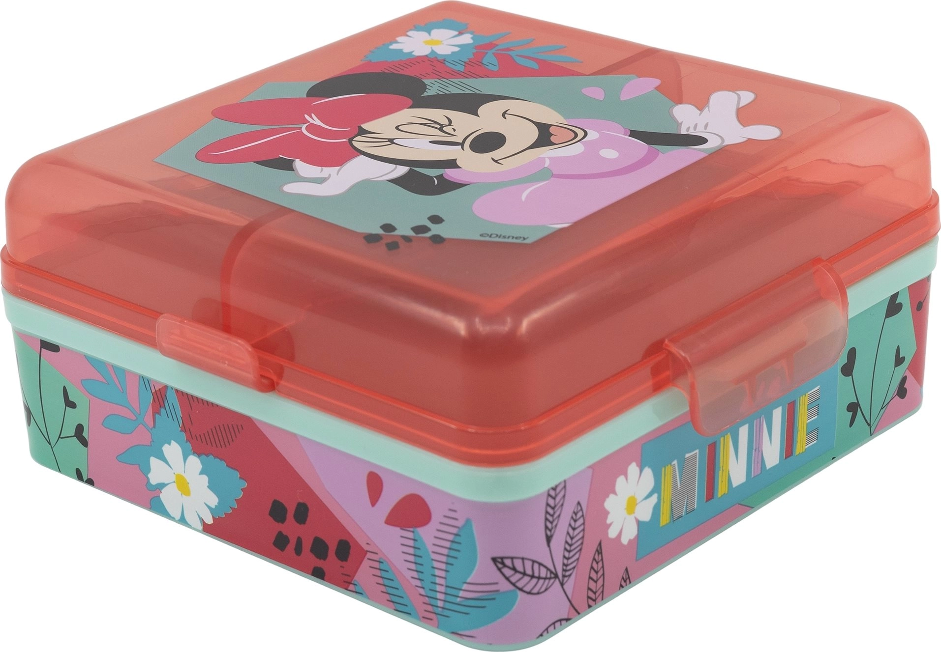 Stor Čtvercový Multi Box na svačinu Minnie Mouse 153879