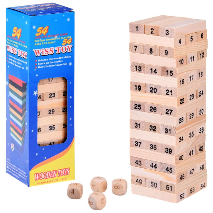 Jenga dřevěná věž