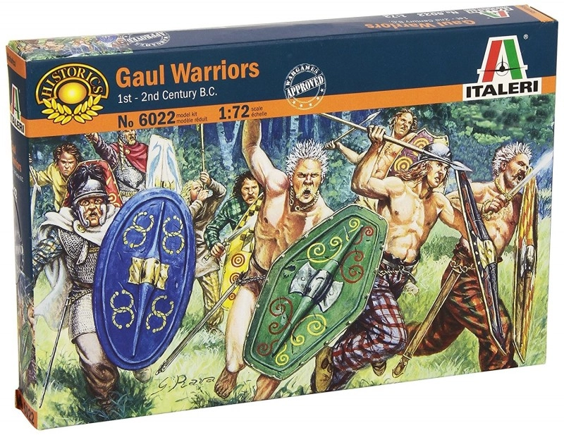 Corfix Model Kit 6022 GAULS WARRIORS I II CENTURY B.C. 1:72