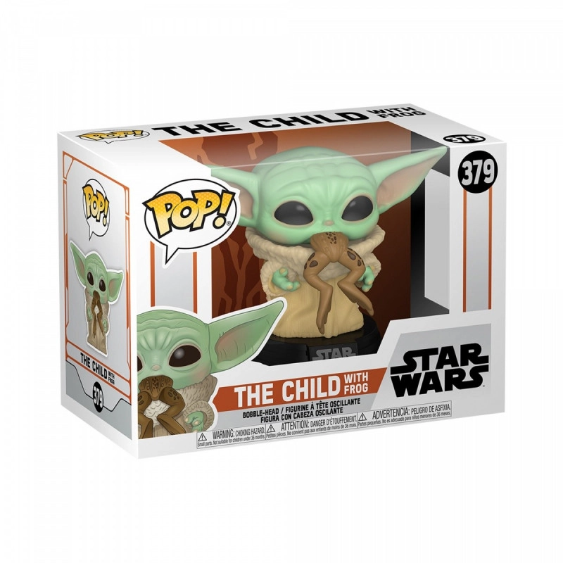 Funko Pop! 379 Star Wars The Mandalorian The Child with Frog Baby Yoda