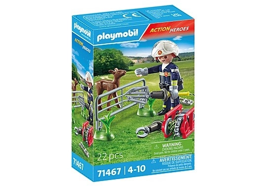 Playmobil 71467 Hasiči při záchraně zvířat