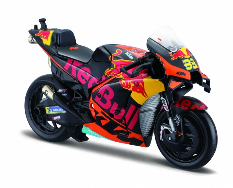 Maisto Motocykl Bull KTM Factory Racing 2021 assort červená 1:18