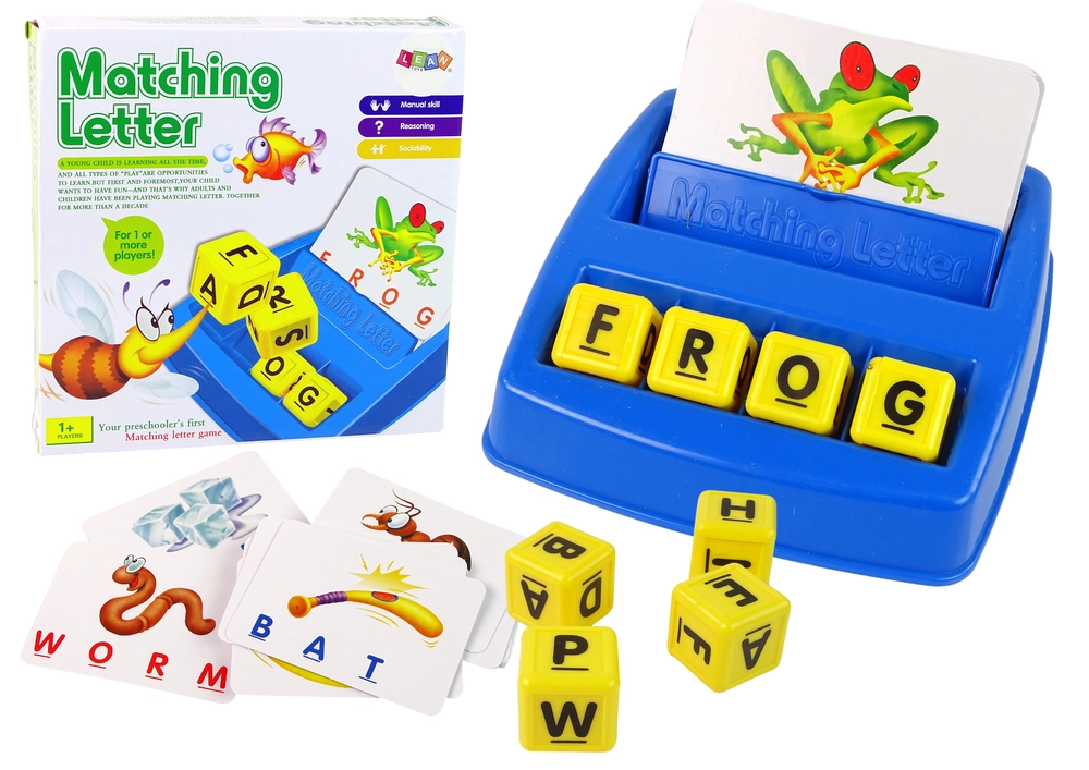 Lean Toys Matching Letter anglická abeceda vzdělávací hra pro děti