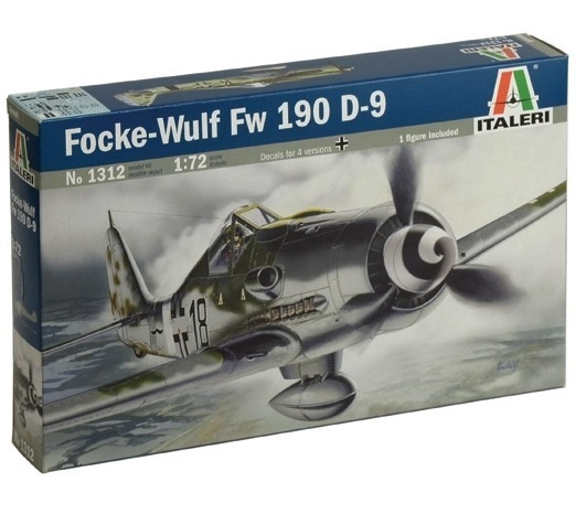 Italeri Focke Wulf FW-190 D-9 Model Kit letadlo 1312 1:72