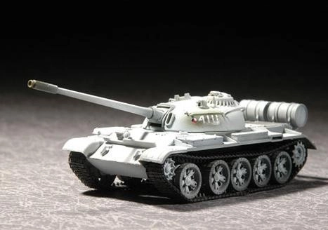 Trumpeter slepovací model Russian T 55 Medium Tank M1958 1:72