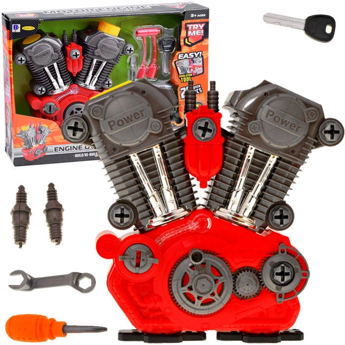 RKToys velký šroubovací motor a nářadí + zvuky a světla