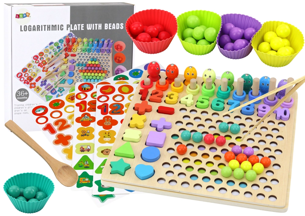 Lean Toys Puzzle Učení Počítání Rybaření