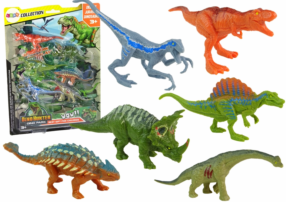 Lean Toys Sada figurek dinosaurů 6 ks