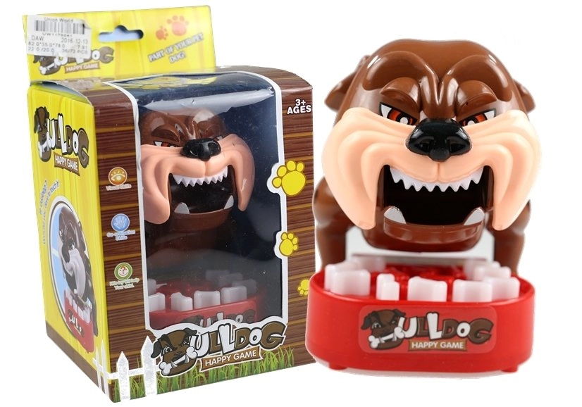 Lean Toys Biting Bulldog Legrační pes