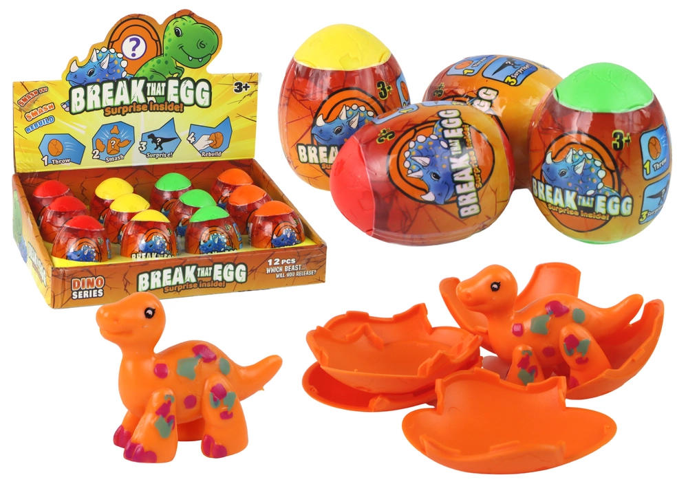 LEAN Toys Dinosaurus Kouzelné praskající vejce ve skořápce