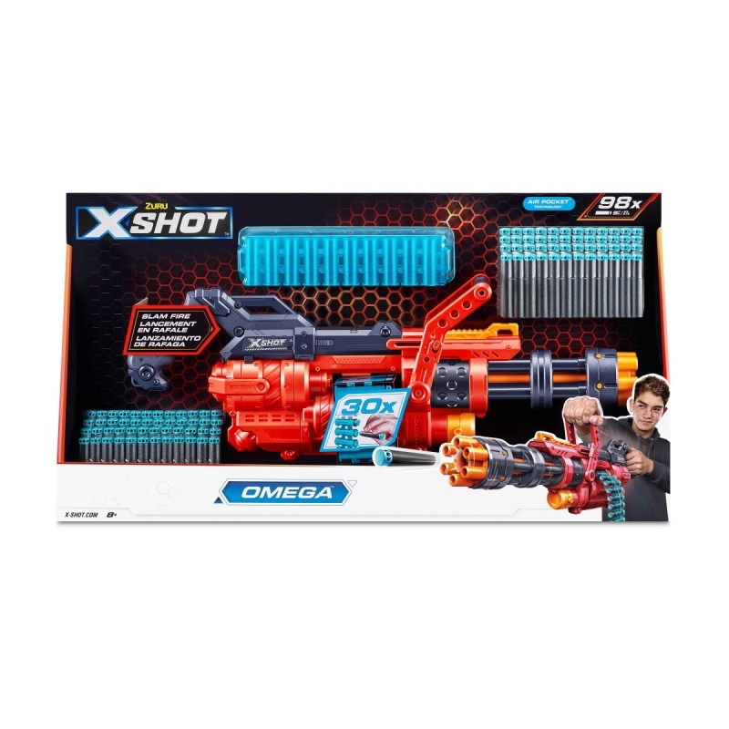 Zuru x-shot launcher excel omega 98 arrows