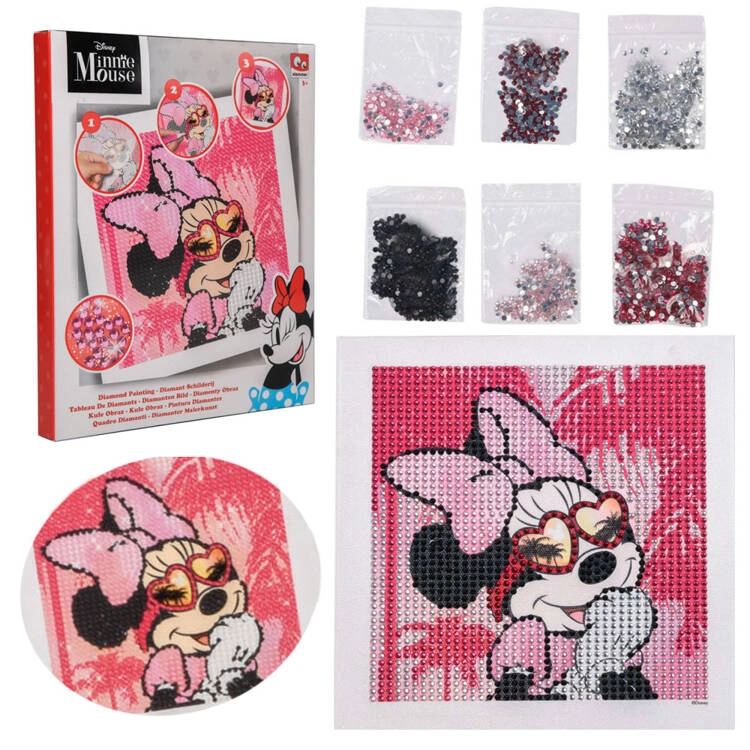 CANENCO Minnie Mouse Mozaika s třpytivými kamínky kreativní sada