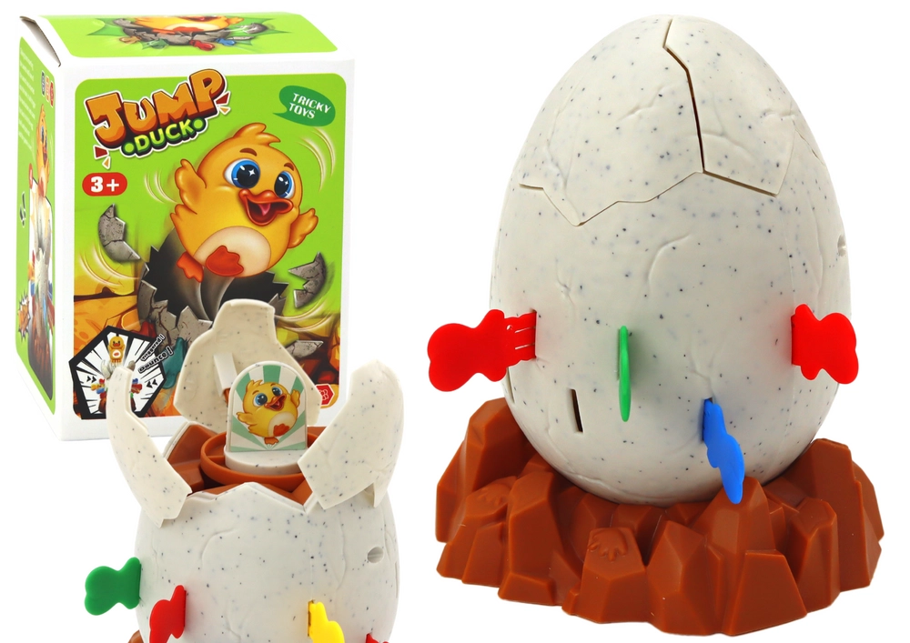 Lean Toys Interaktivní hra Pop Up Chicken Egg Sticks