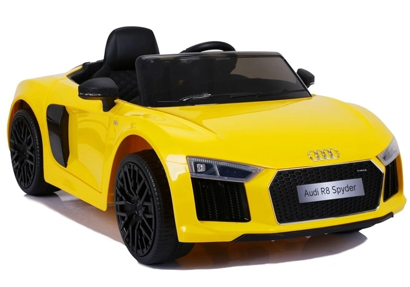 Lean Cars Velké Audi R8 elektrické jezdící auto JJ2198 žlutá