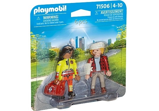 Playmobil 71506 DuoPack Záchranářka s pacientem