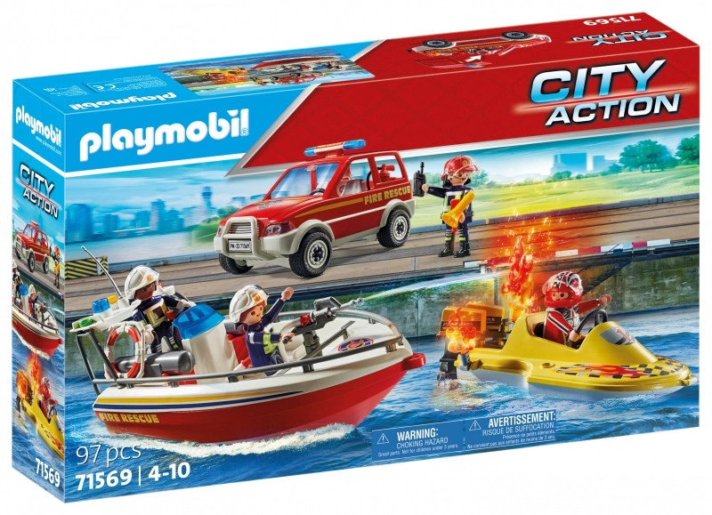 Playmobil 71569 Hasičská akce na vodě