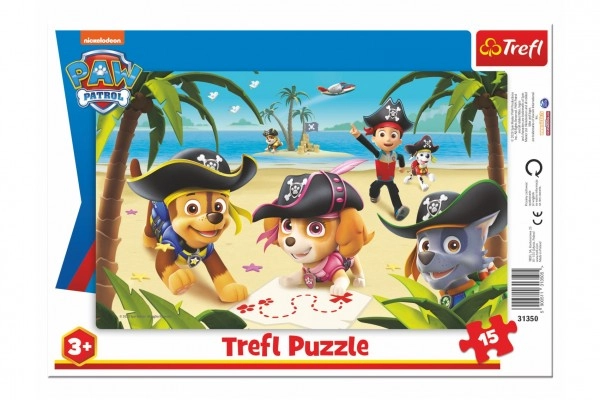 Trefl deskové Přátelé z Tlapkové patroly/Paw Patrol 33 x 23 cm 15 dílků