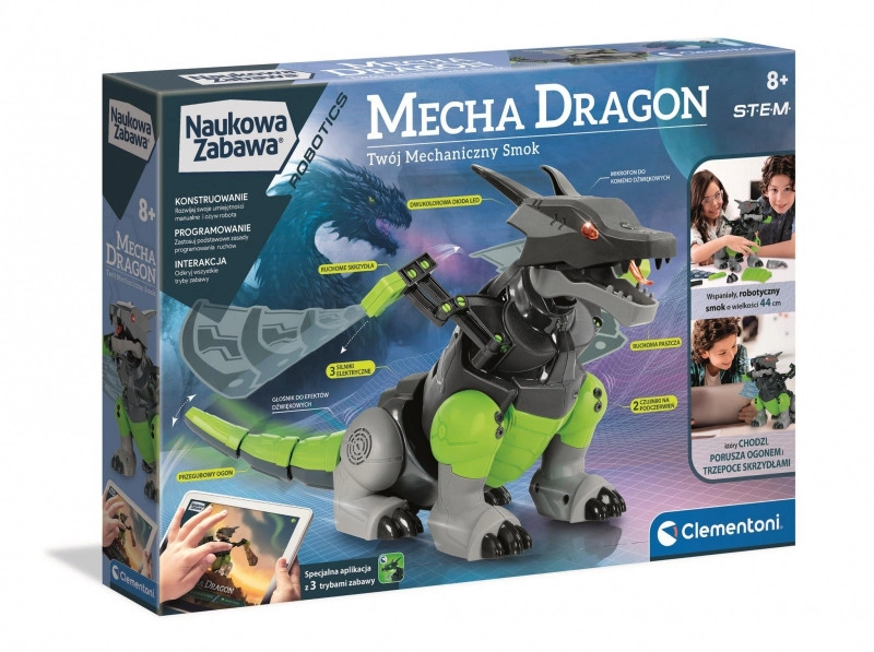 Naučná stavebnice Mecha Dragon 44cm