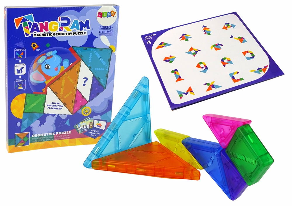 LEAN Toys Tangram Puzzle 7 ks