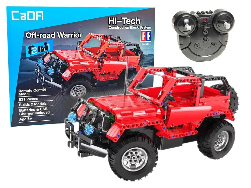 Cada jeep RC 2,4Ghz 531 ks červeno-černá