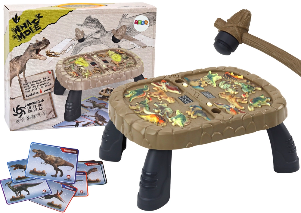 Lean Toys Whac-a-mol Dinosaurs Table