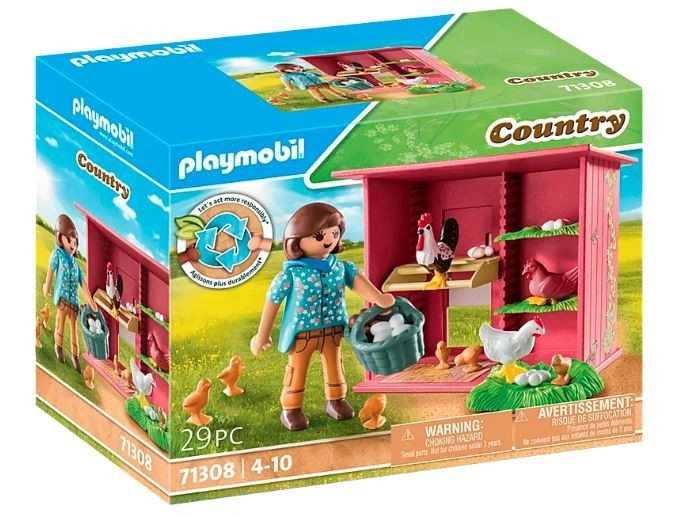 Playmobil 71308 Kohout a slepice s kuřátky