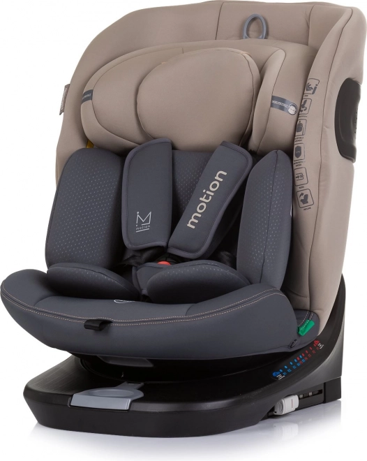 CHIPOLINO Autosedačka Motion i-Size 40-150cm Isofix 360, Macadamia