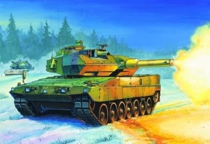 Plastikový model švédského tanku Strv.122