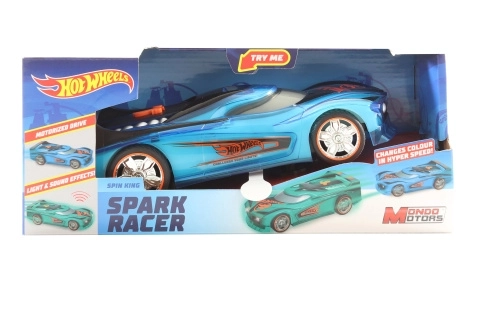 Hot Wheels Spark Racers Spin King auto na baterie