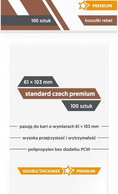 61 x 103 mm Standard Czech Premium 100 kusů