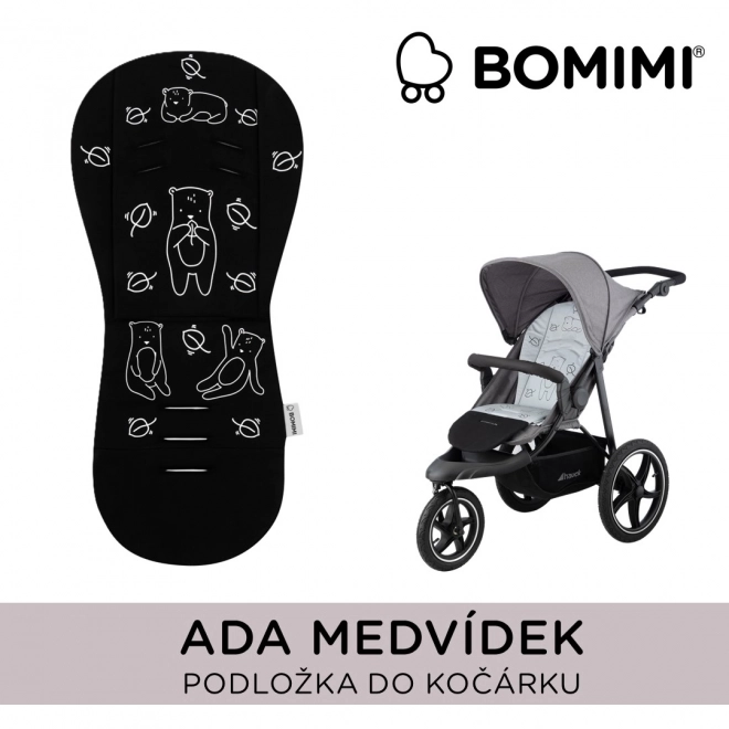 Bomimi ADA Podložka MEDVĚD black