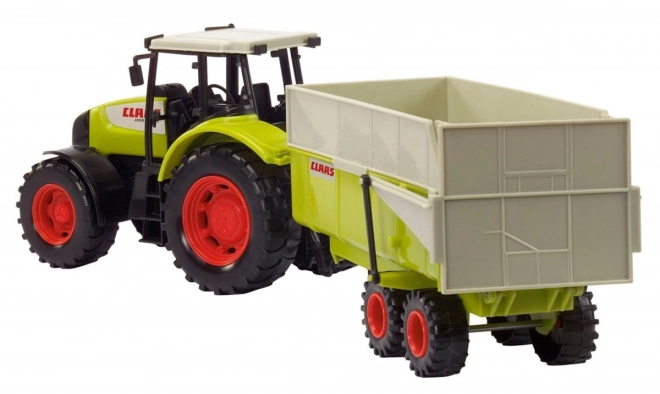 Traktor Claas Ares s přívěsem