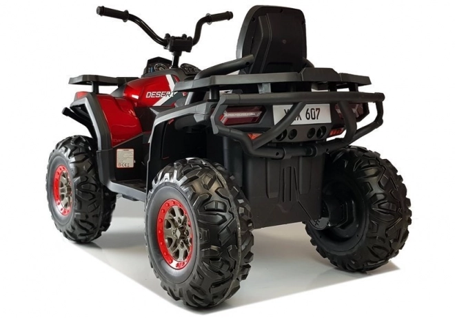 Dětská čtyřkolka na baterie červená XMX607