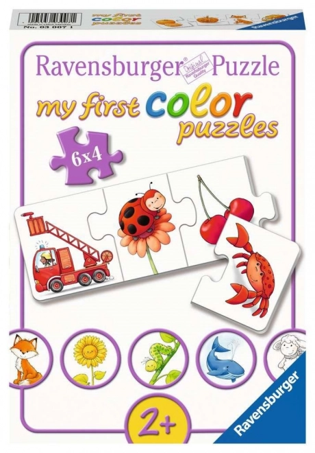 RAVENSBURGER Moje první puzzle Barvy 6x4 dílky