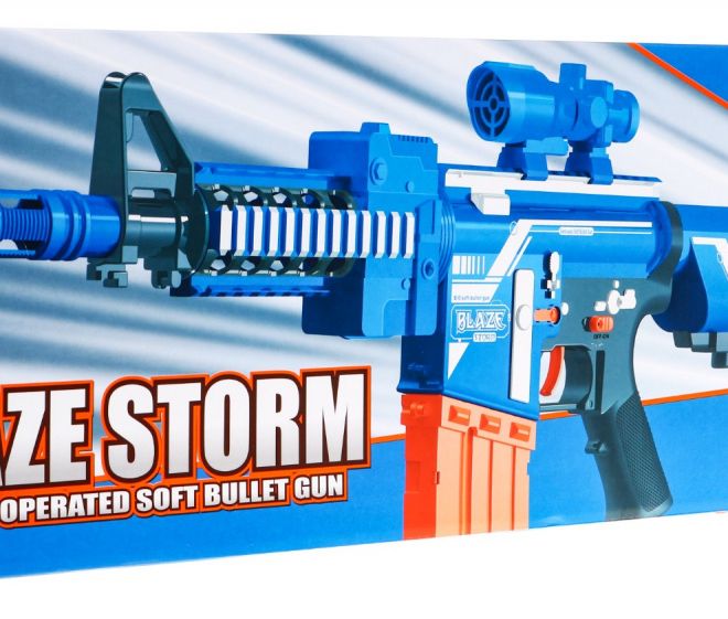Automatická dětská puška 8+ Blaze Storm 20 dlouhých pěnových nábojů + mířidla