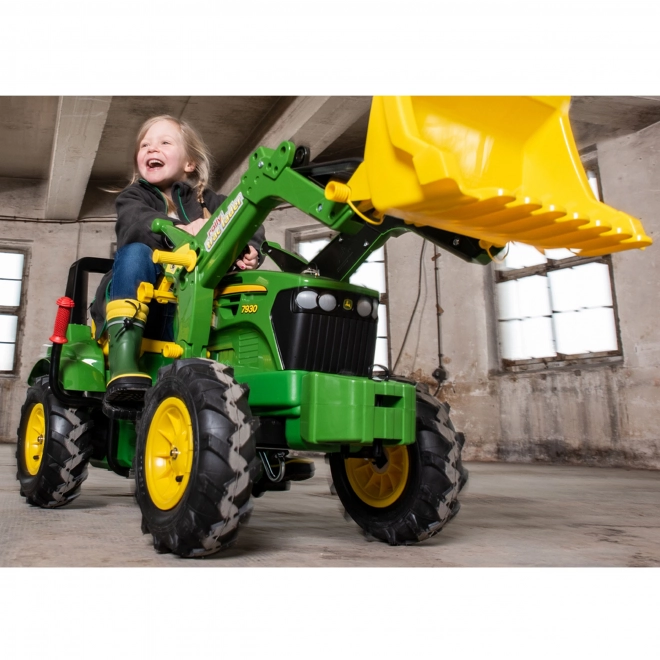 Šlapací traktor s lžící Rolly Toys John Deere 7930