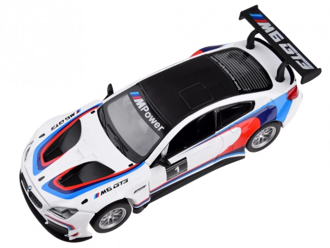 Kovový model auta BMW M6 GT3 1:32 se světlem a zvuky