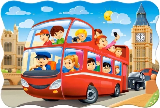 Castorland puzzle londýnský autobus maxi 20 dílků