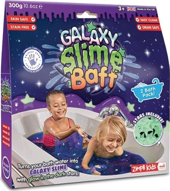 ZIMPLI KIDS Gelová koupel Galaxy Slime Baff