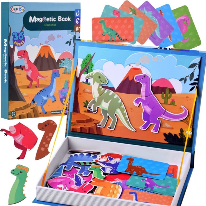 Magnetické puzzle Dinosaurus 36el ZA4408