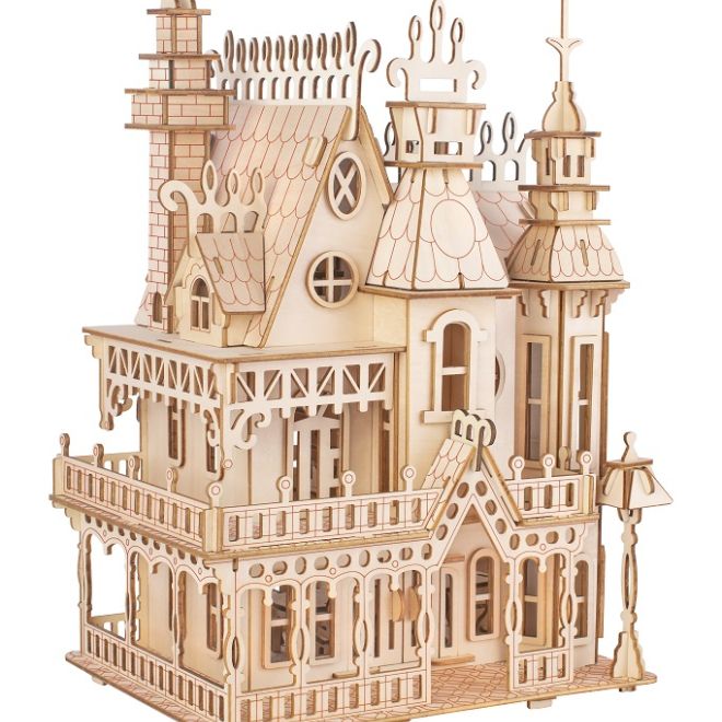 Woodcraft Dřevěné 3D puzzle Fantasy vila