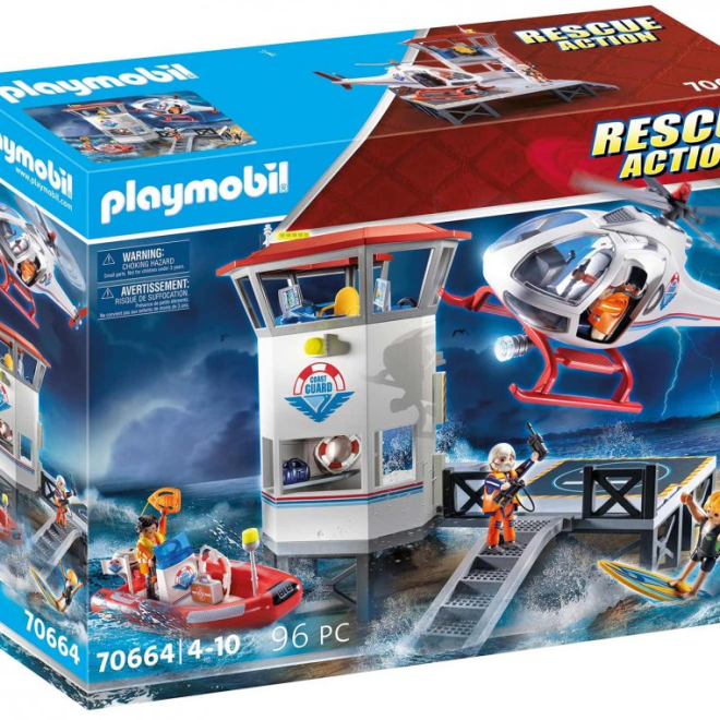 PLAYMOBIL® Rescue Action 70664 Mega Set Pobřežní stráž