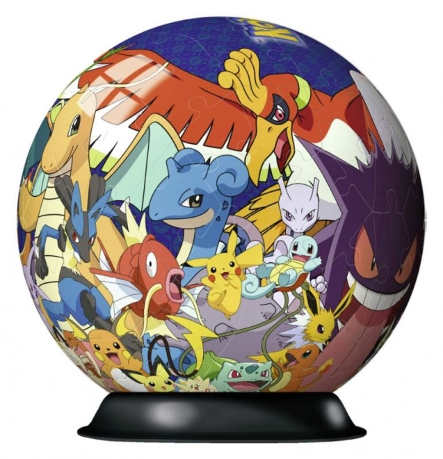 3D Puzzle-Ball Pokémon - 72 dílků