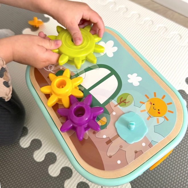 Montessori konstrukční box 12v1 WOOPIE GREEN