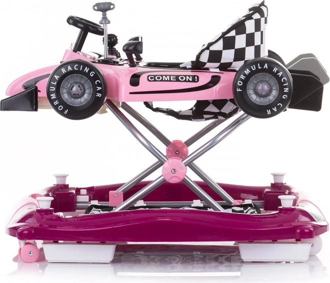 CHIPOLINO Chodítko interaktivní Car Racer 4v1 Pink