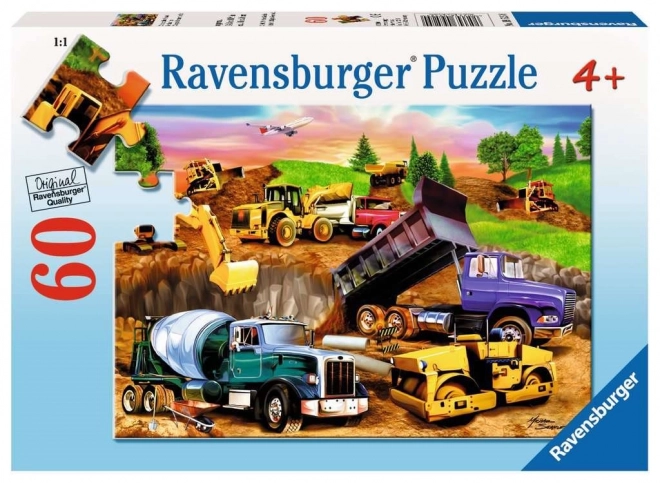 Puzzle Staveniště 60 dílků