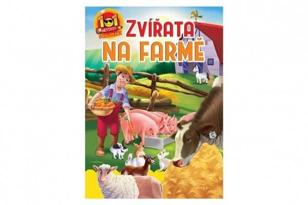 Pracovní sešit 101 aktivit s nálepkami - Zvířata na farmě