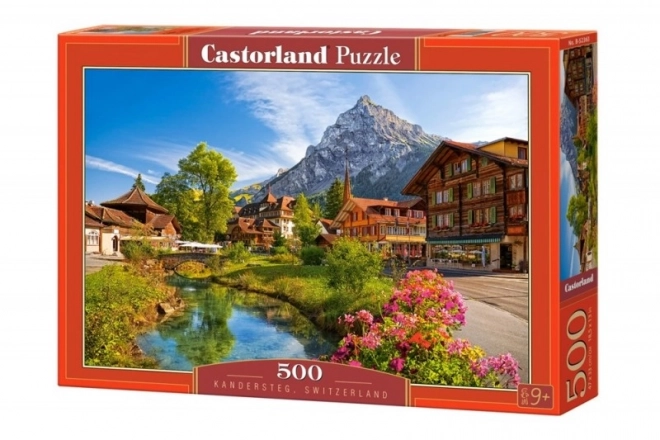 Puzzle 500 dílků Kandersteg, Švýcarsko